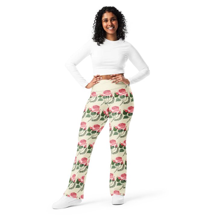 Rose Garden Flare Leggings product image (2)