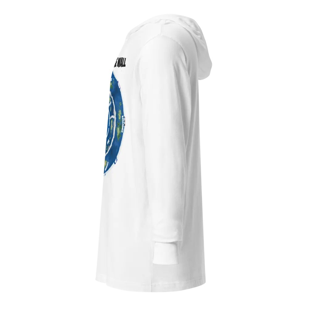 Unisex Hooded Tee Beyond the Ice Wall Map product image (4)