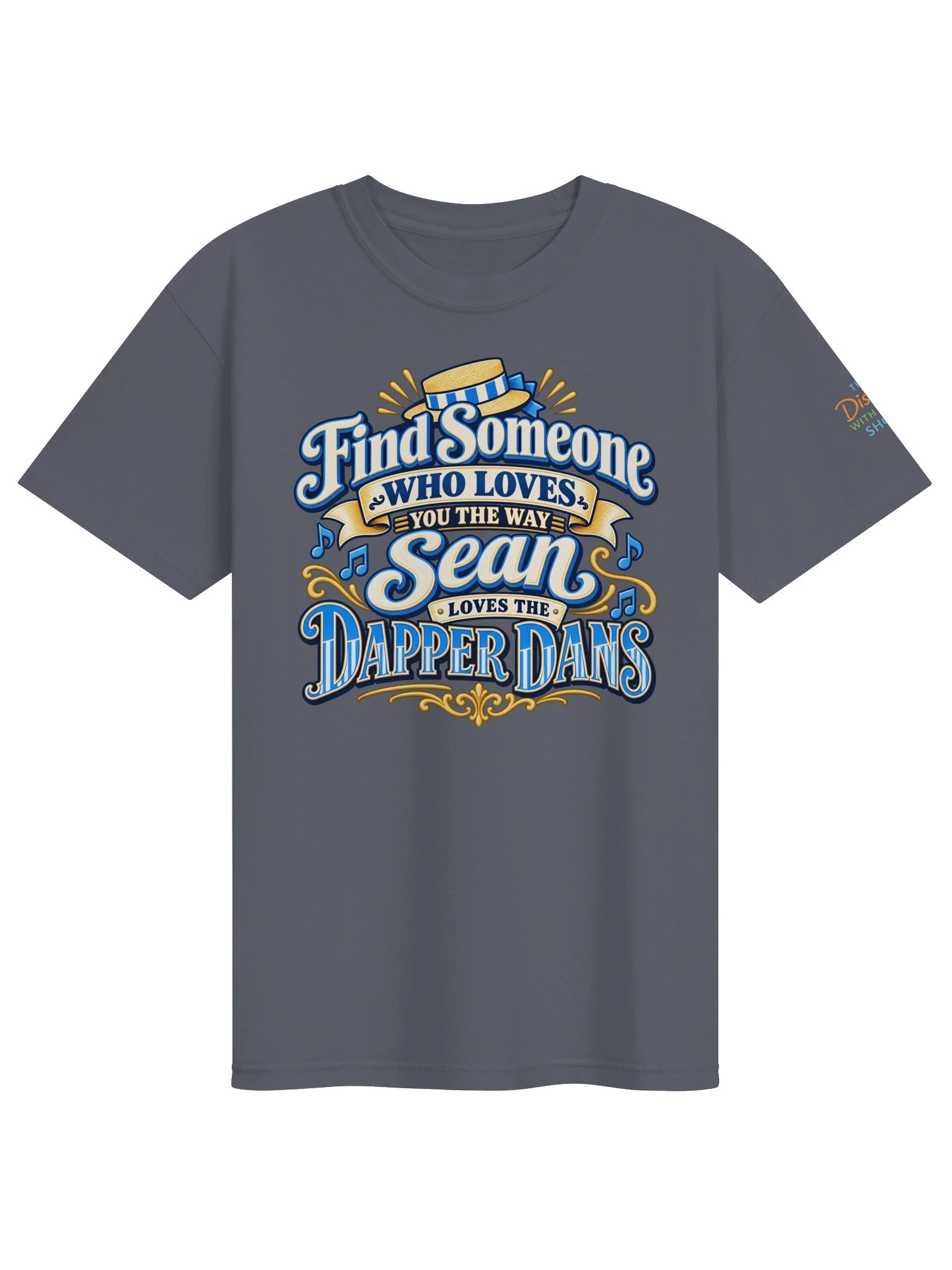 Find Someone Who Loves You the Way Sean Loves the Dapper Dans | Blue Relaxed Fit Tee | TDWSS product image (2)