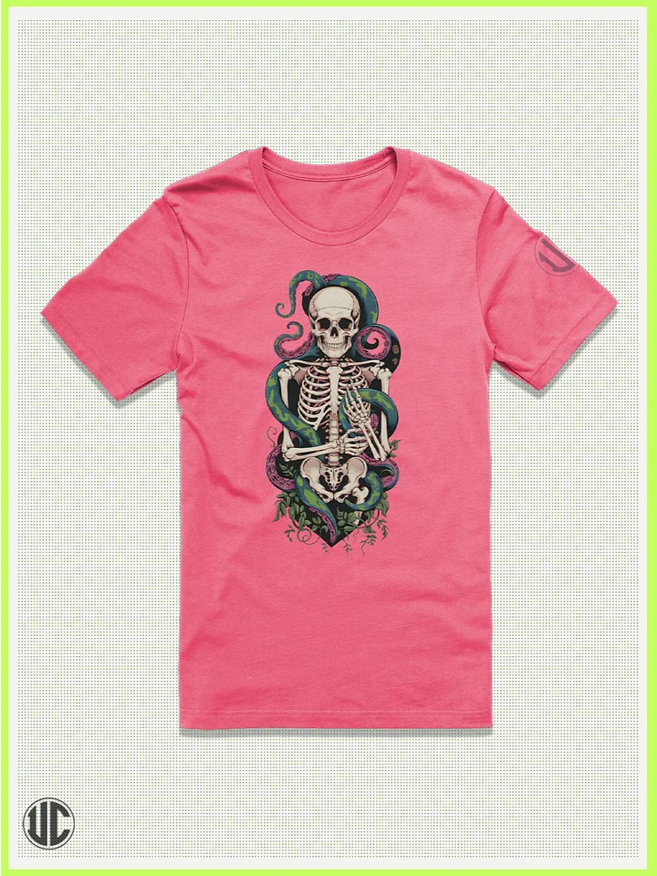 Tentacle Embrace – Ocean Gothic Skeleton T-Shirt product image (1)