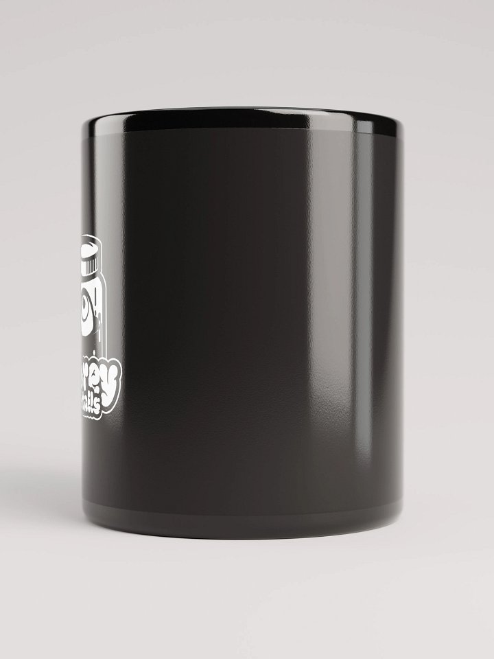 Full Logo White - Black Glossy Mug product image (4)
