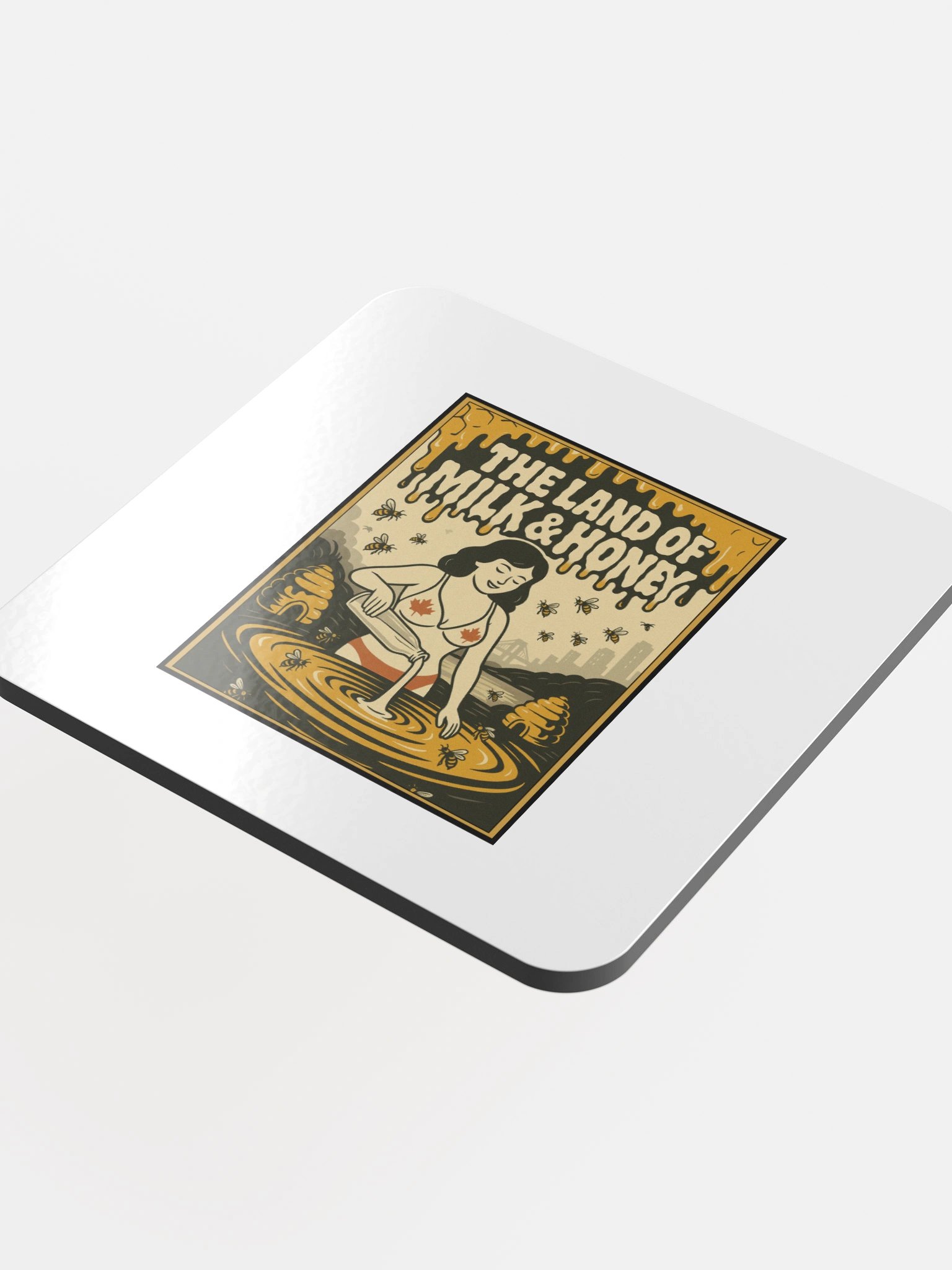 "THE LAND OF MILK & HONEY" Coaster product image (2)