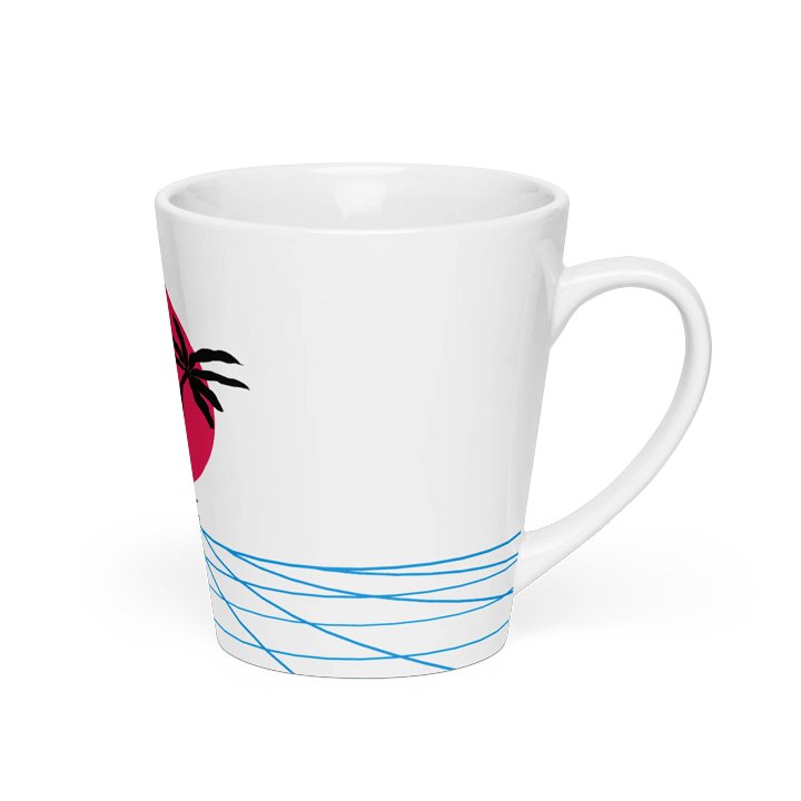 Neon Palms Latte Mug product image (2)