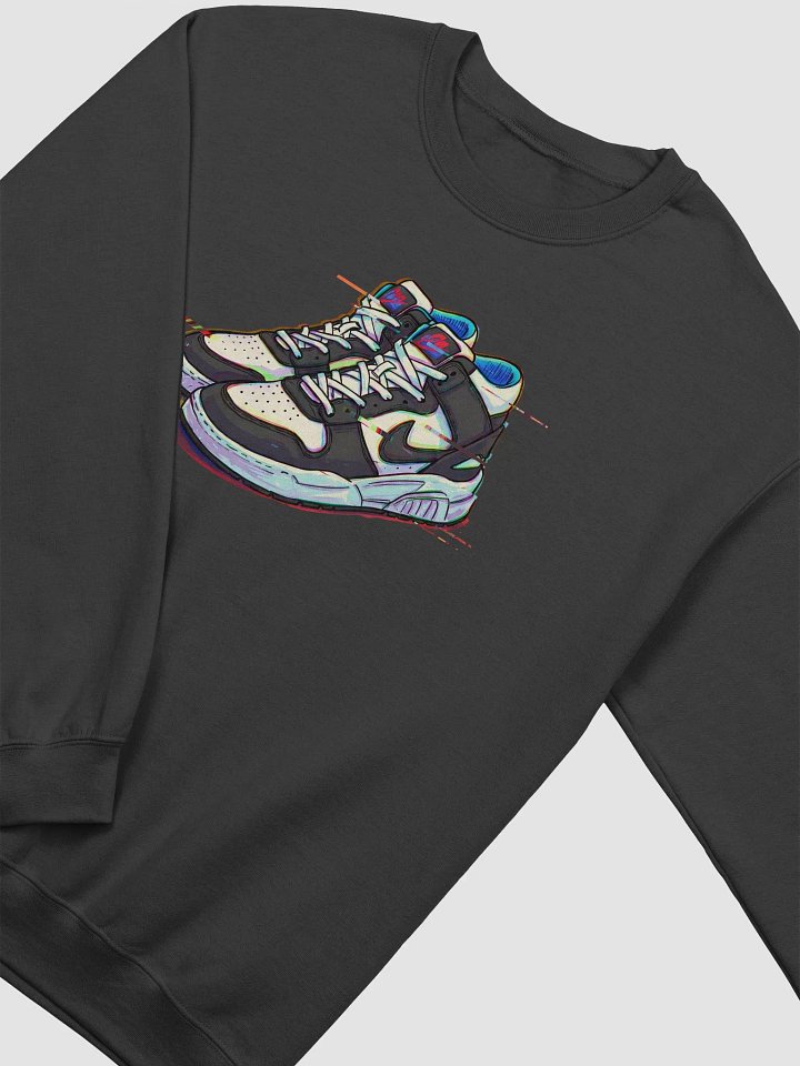 Digital Distortion High-Top Sneakers Art Print product image (15)