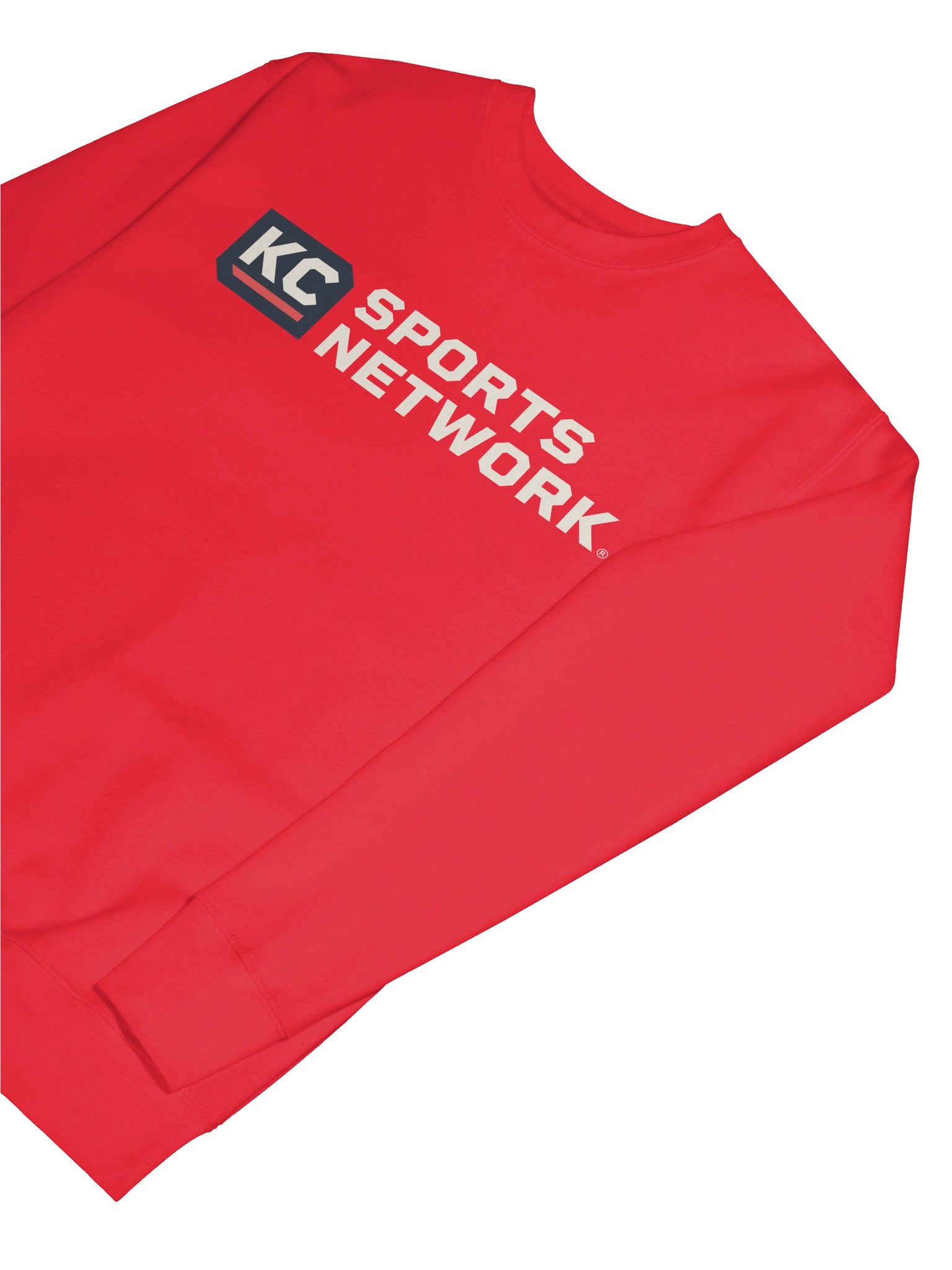 KC Sports Network Wordmark Crewneck (White) product image (7)