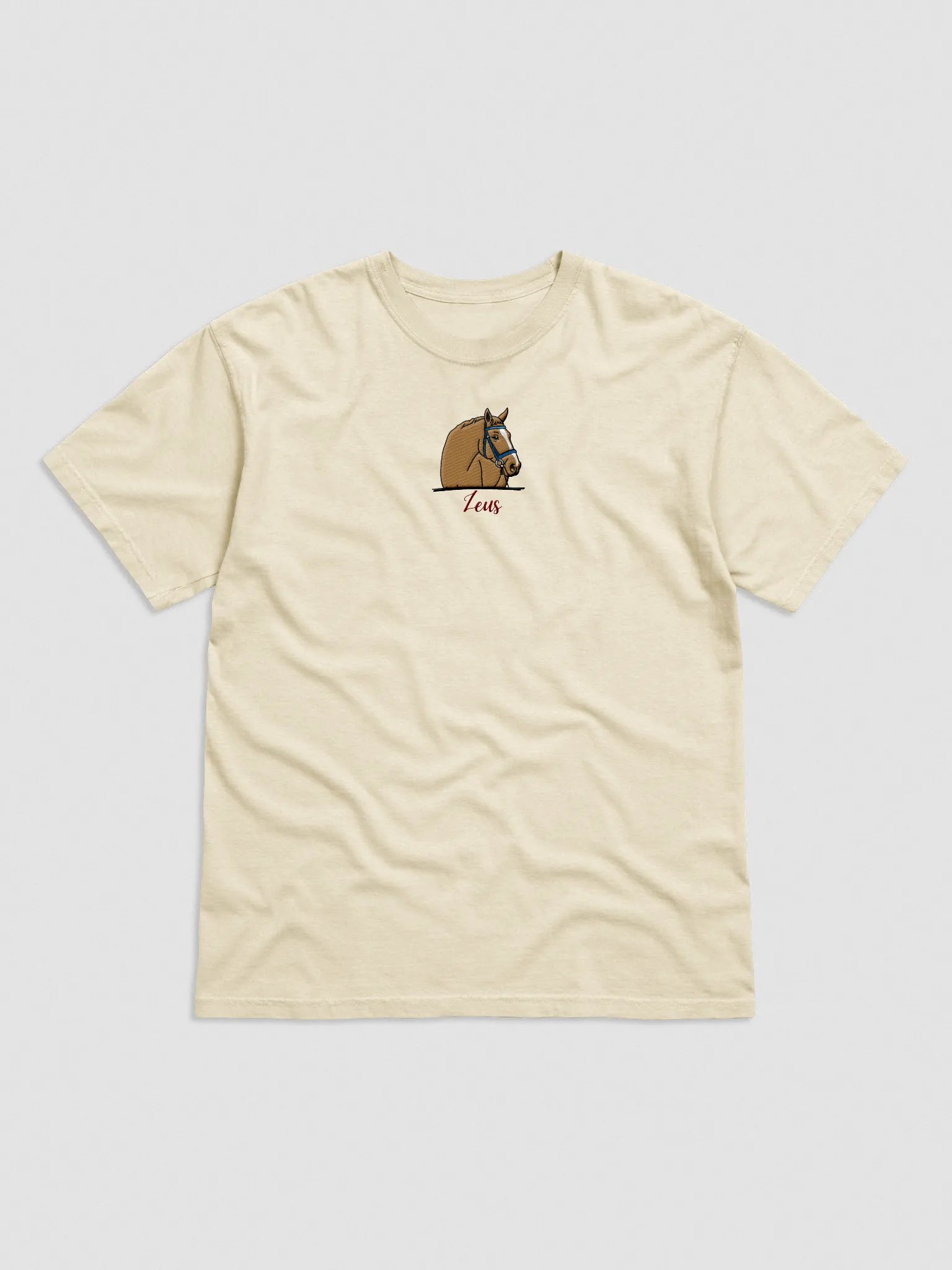YOUR HORSE! / T-SHIRT WITH PERSONALIZED NAME / EMBROIDERED product image (3)