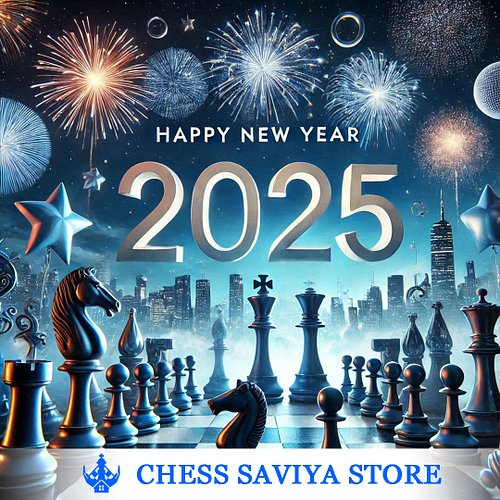 𝐇𝐀𝐏𝐏𝐘 𝐍𝐄𝐖 𝐘𝐄𝐀𝐑 !!! ♟🌟🎊

#happynewyear2025 #chess_saviya_store