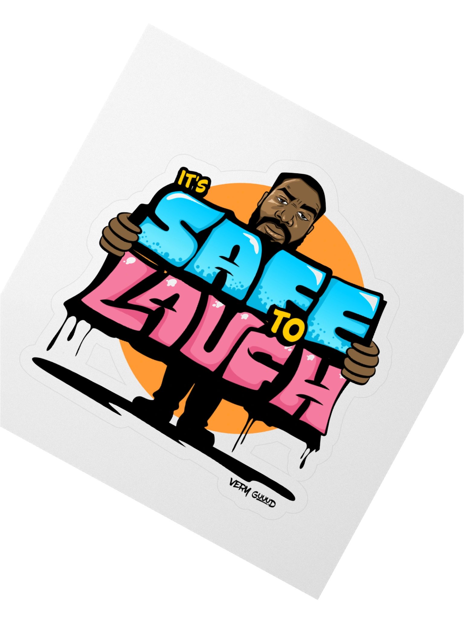 It's Safe to Laugh Sticker product image (2)