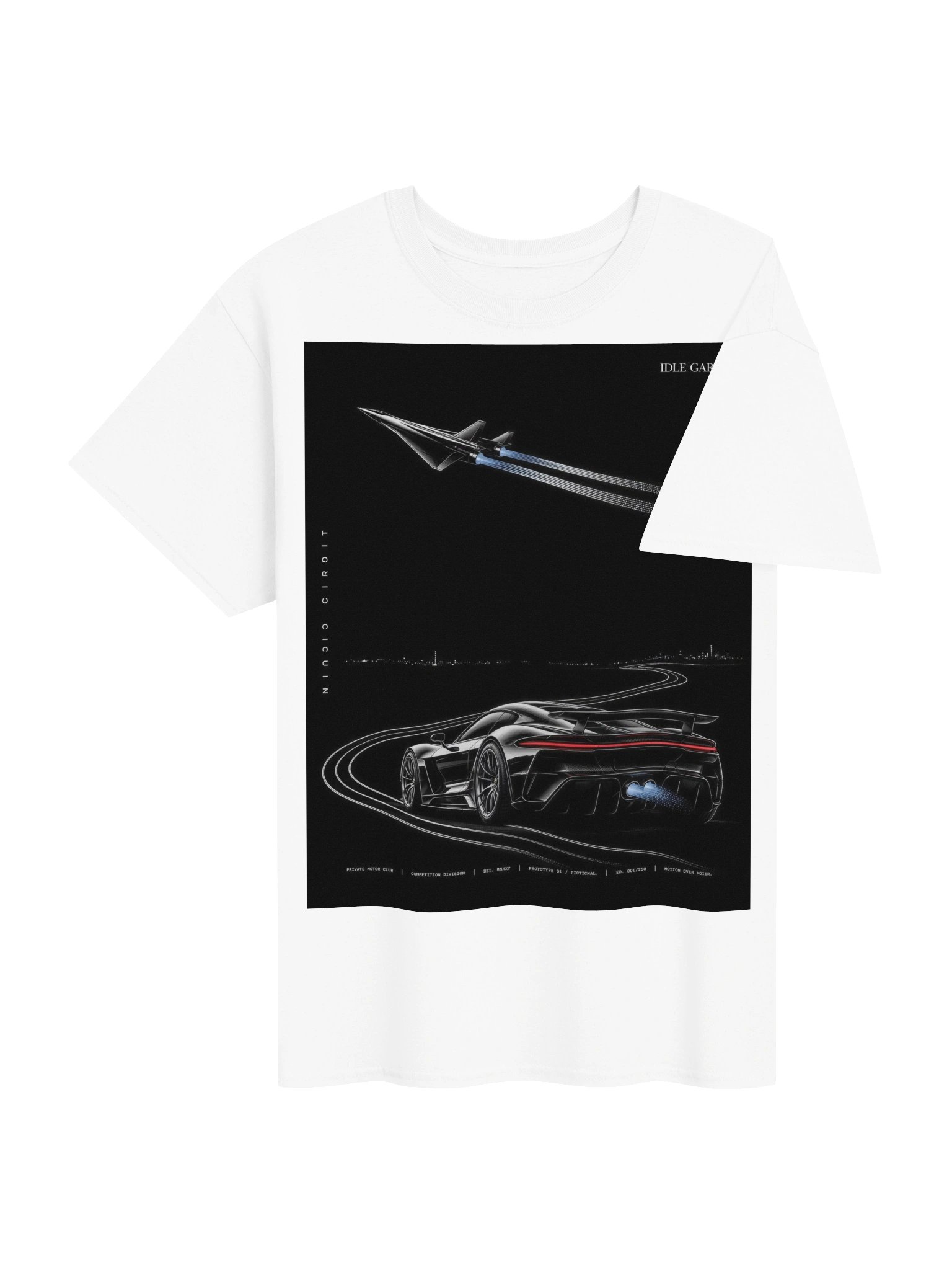 Idle Garage Circuit Speed Poster Tee product image (4)