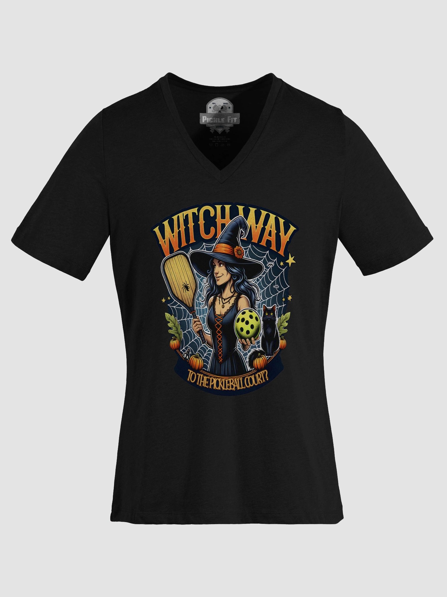 Witch Way Women's V-Neck Tee product image (36)
