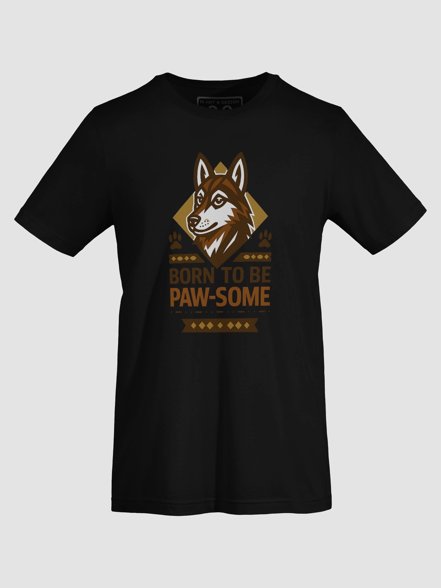 “Born to Be Paw-some” Tribal Edition - T-Shirt product image (7)