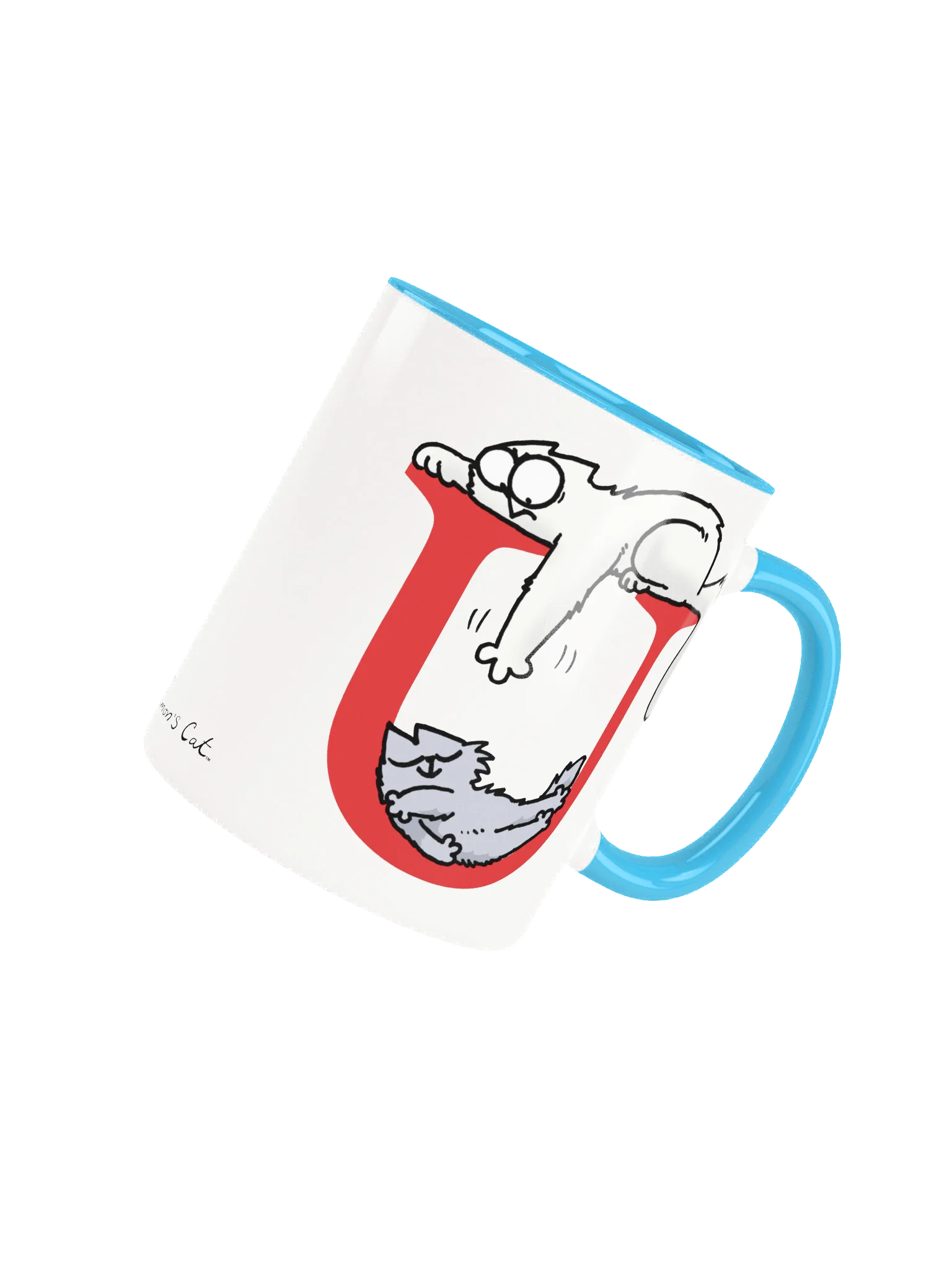 Cat Monogram Mug - U product image (4)