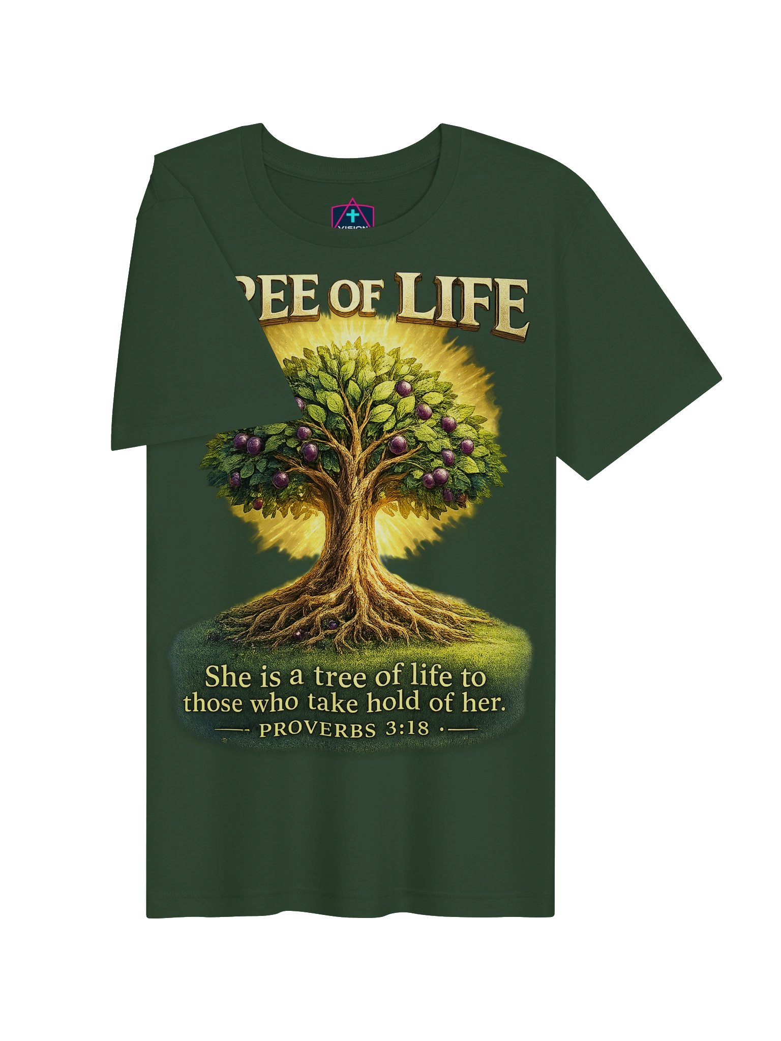 Tree of Life – Unisex Men’s and Women’s Christian Faith Classic Tee product image (14)