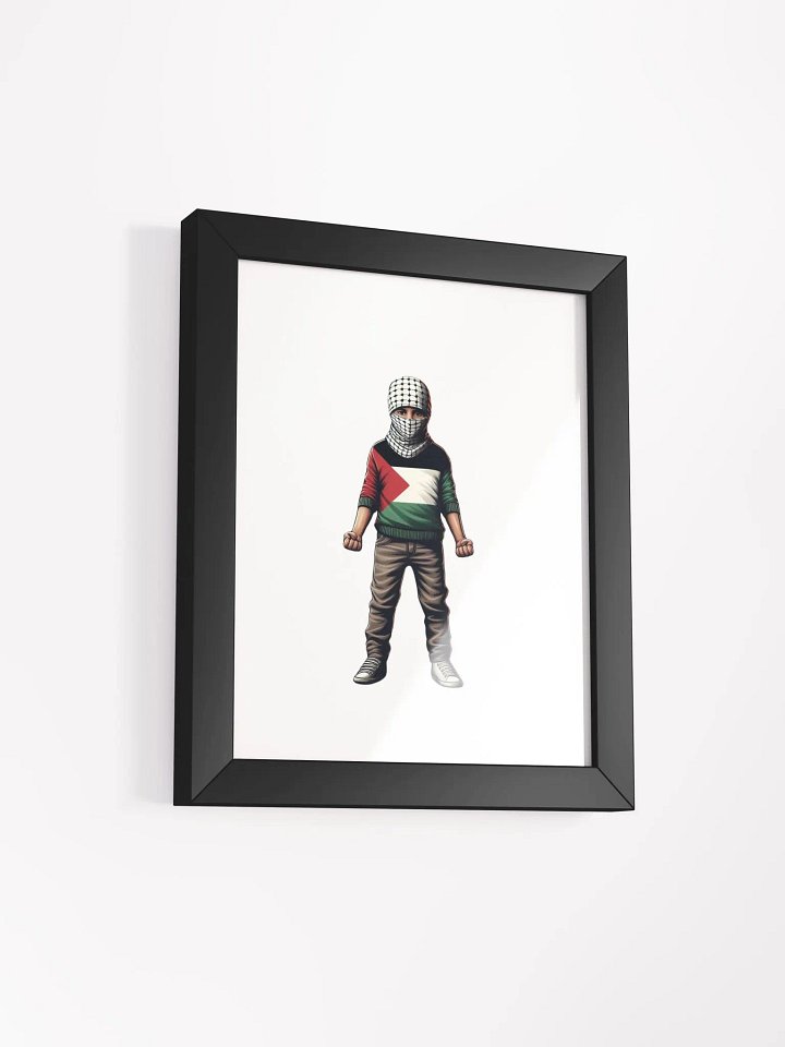 Framed High-Quality Matte Poster (in) | AI Design FREE PALETINA product image (2)