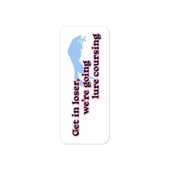 Lure Coursing Sticker - Blue Dog product image (1)