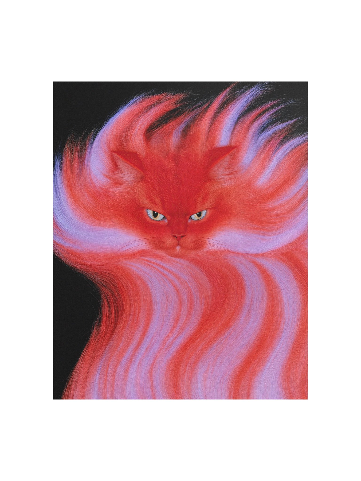 Aura Cat 001 Matte Paper Poster product image (1)