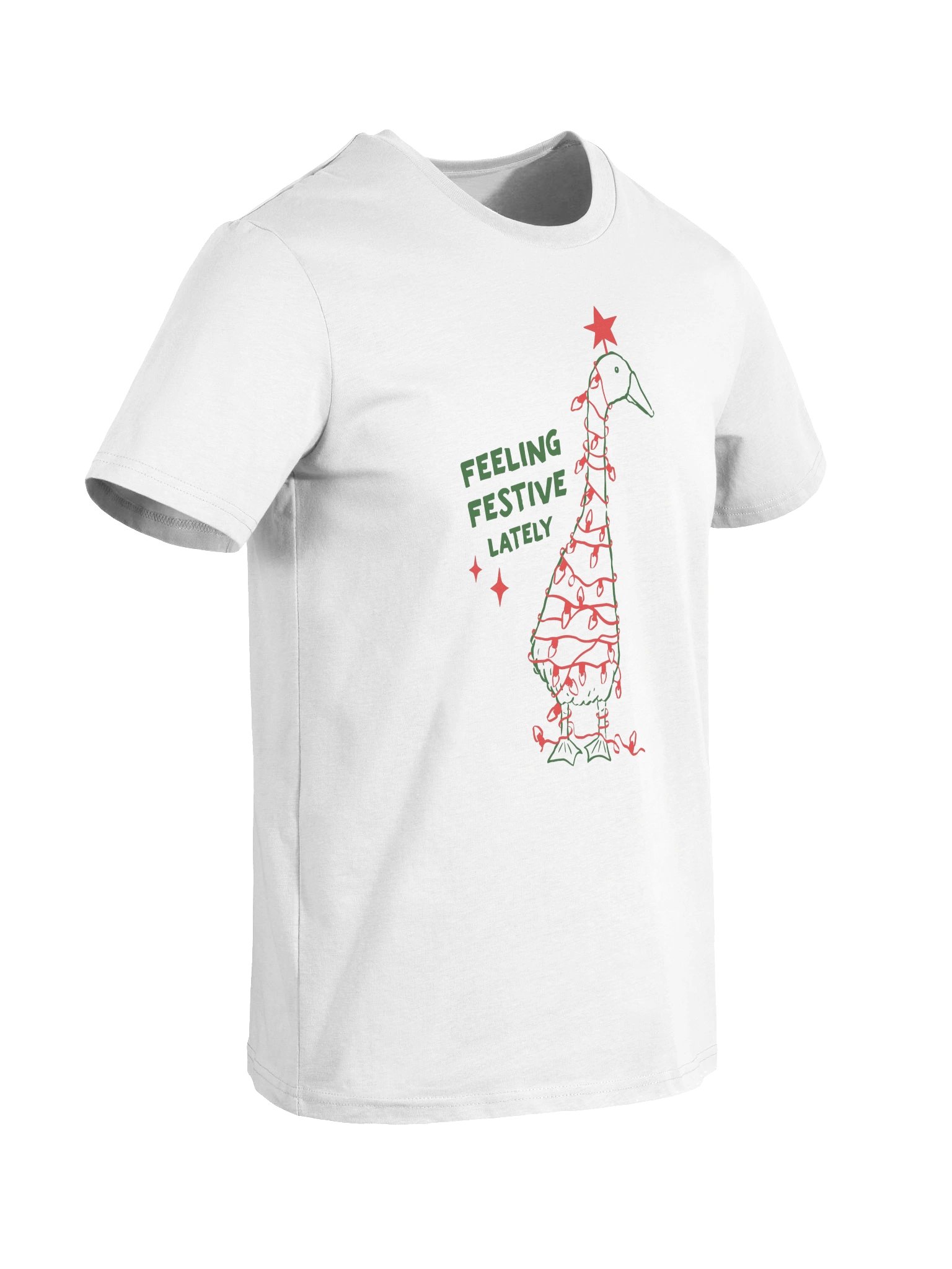Feeling Festive Duck Holiday T-Shirt product image (5)