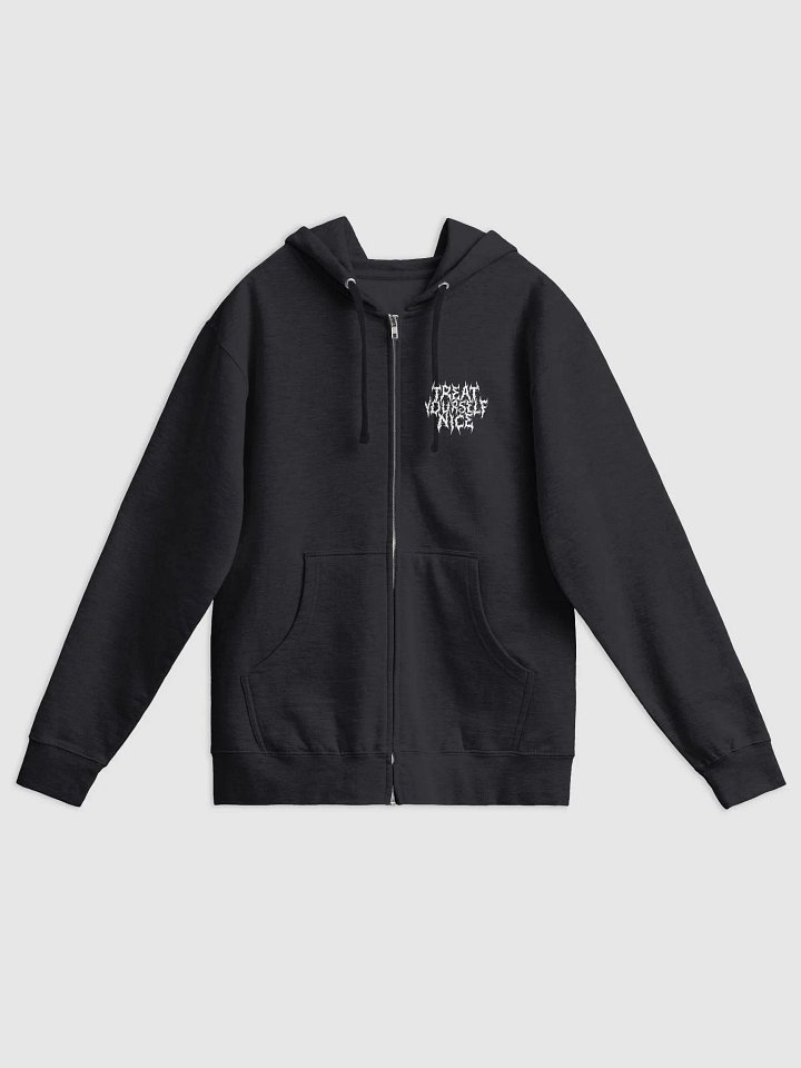 Treat Yourself Nice Band Logo Zip Up Hoodie product image (2)