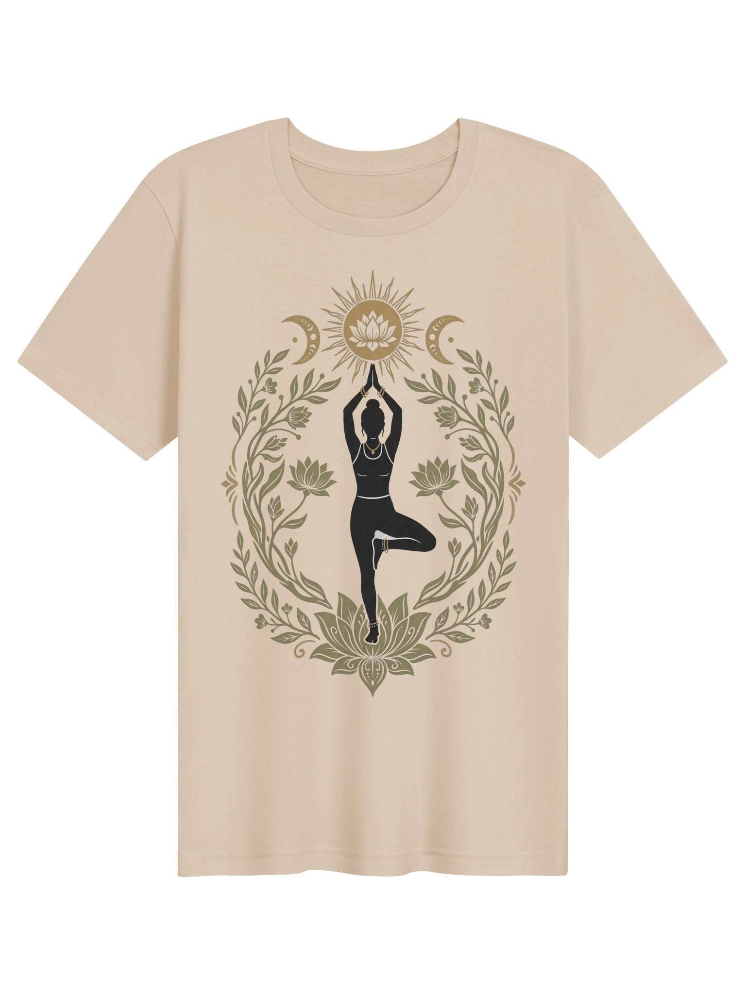 Camiseta Boho Postura del Árbol Mística | Camiseta de Yoga Enraizad product image (2)