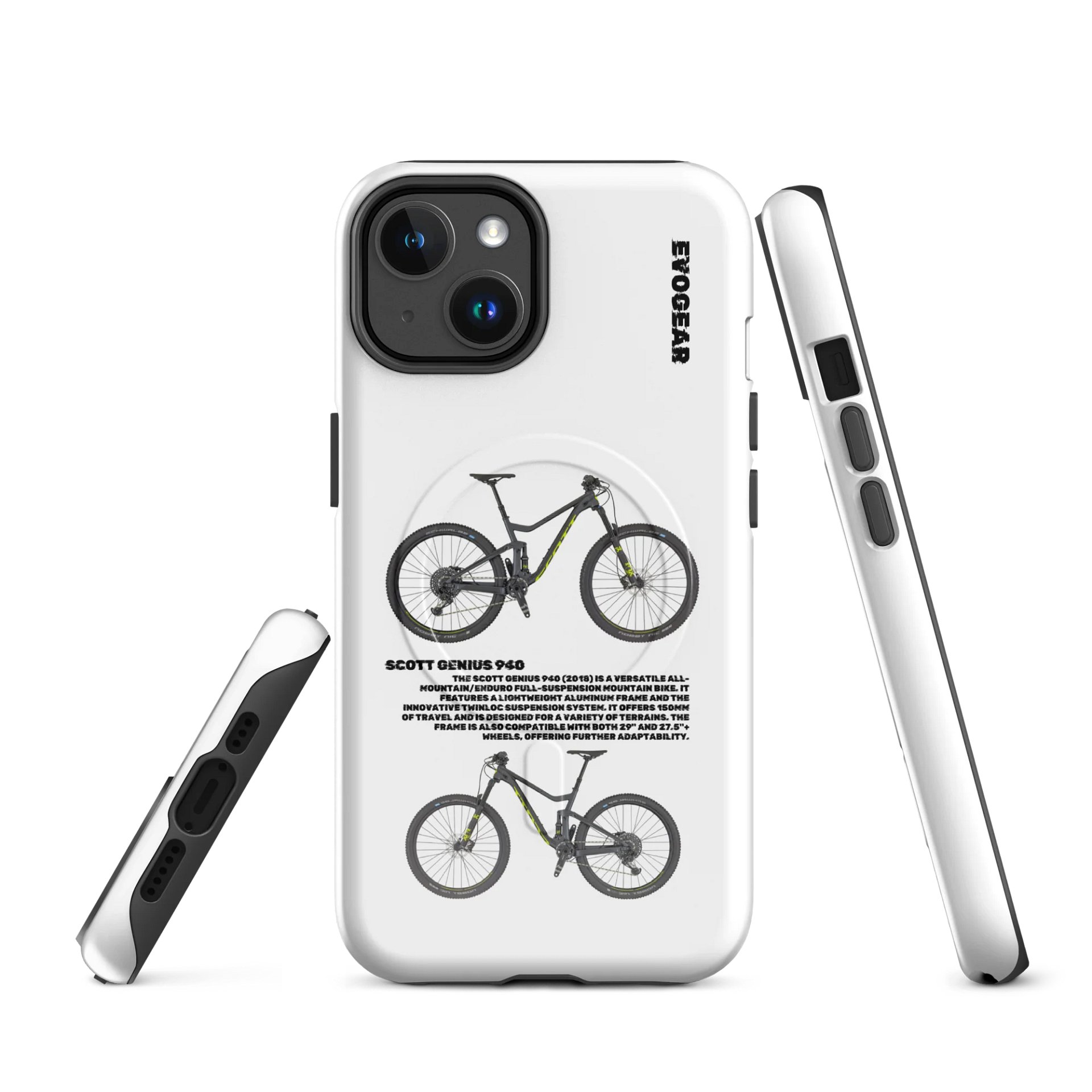 White Scott Genius 940 2018 iPhone MagSafe Case product image (1)