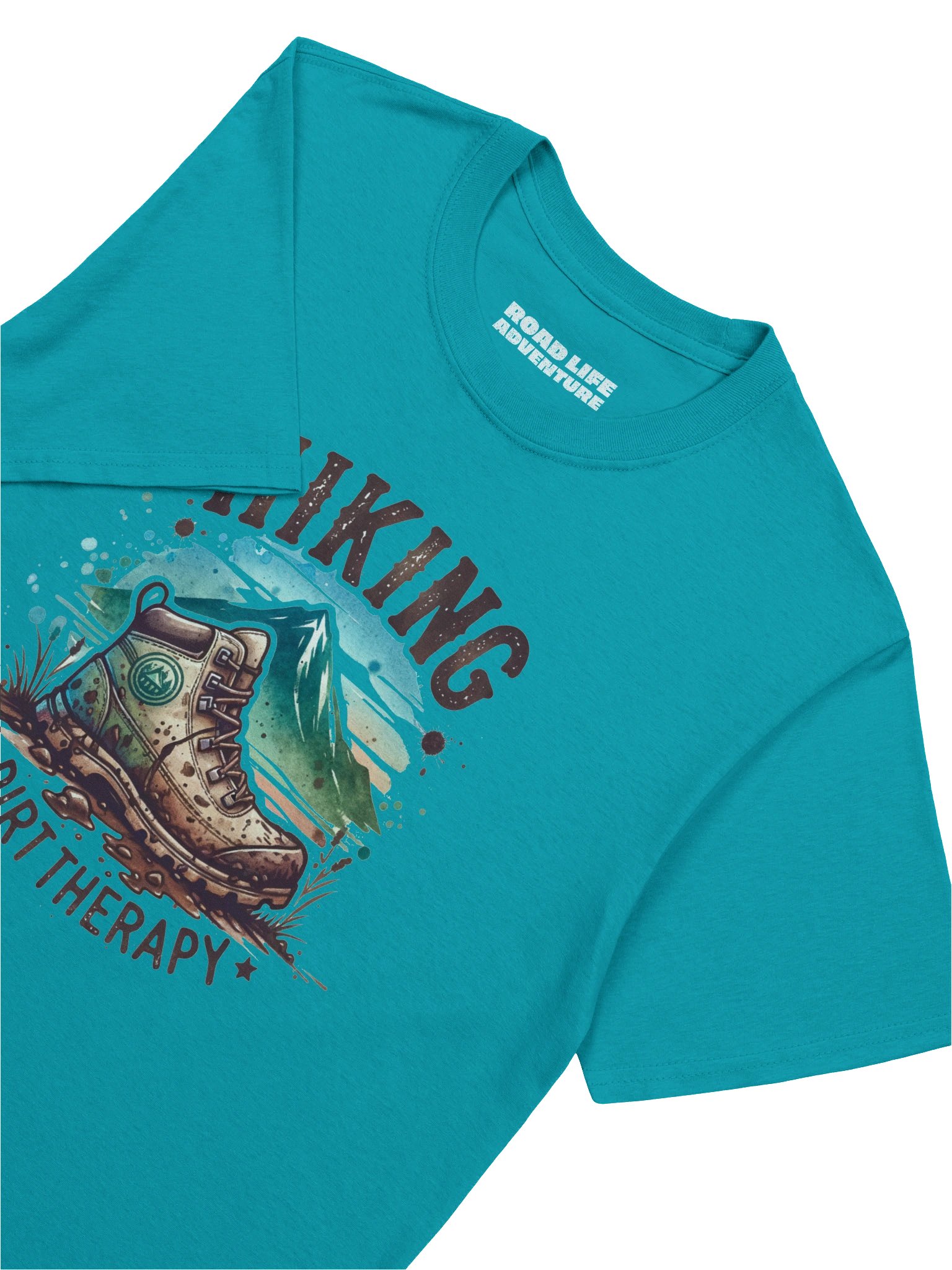 Hiking Dirt Therapy: Unisex T-Shirt product image (2)