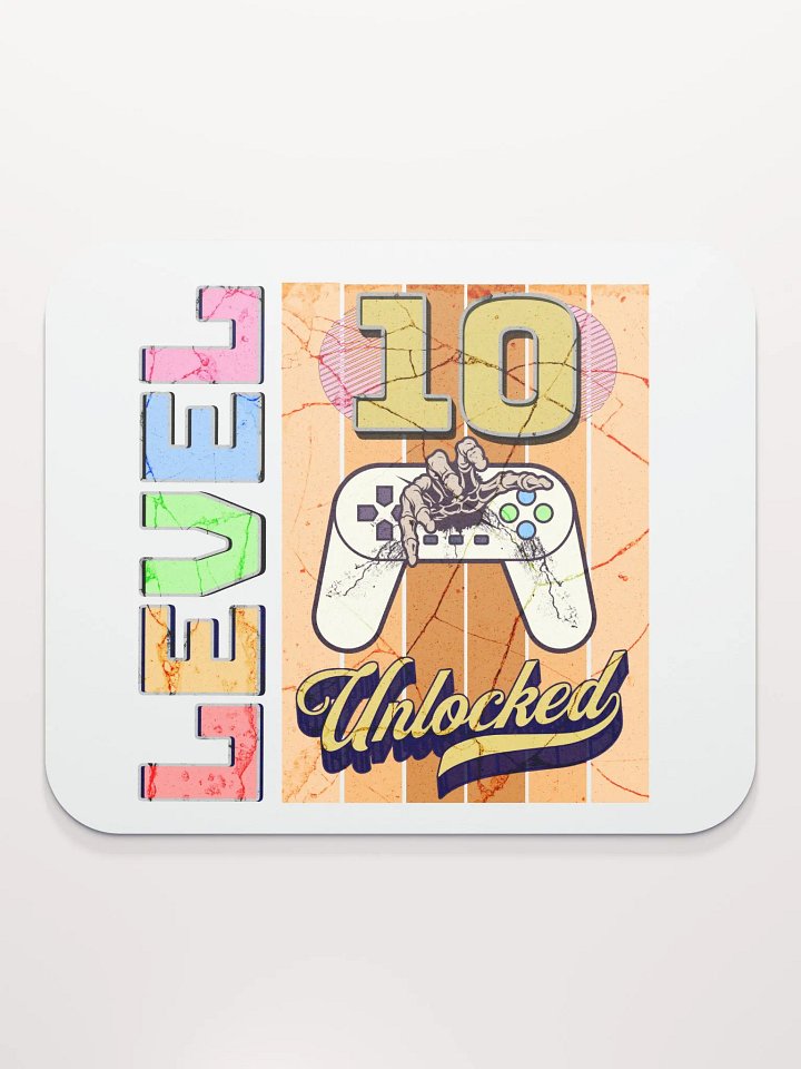 Level 10 Unlocked Gamer Mouse Pad product image (2)
