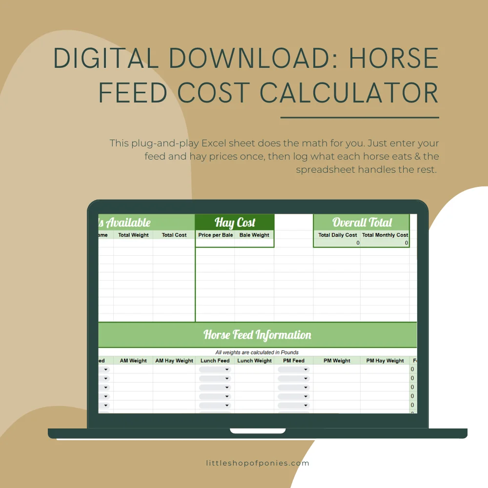 The Feed Cost Calculator - Digital Download (Sheet) product image (1)
