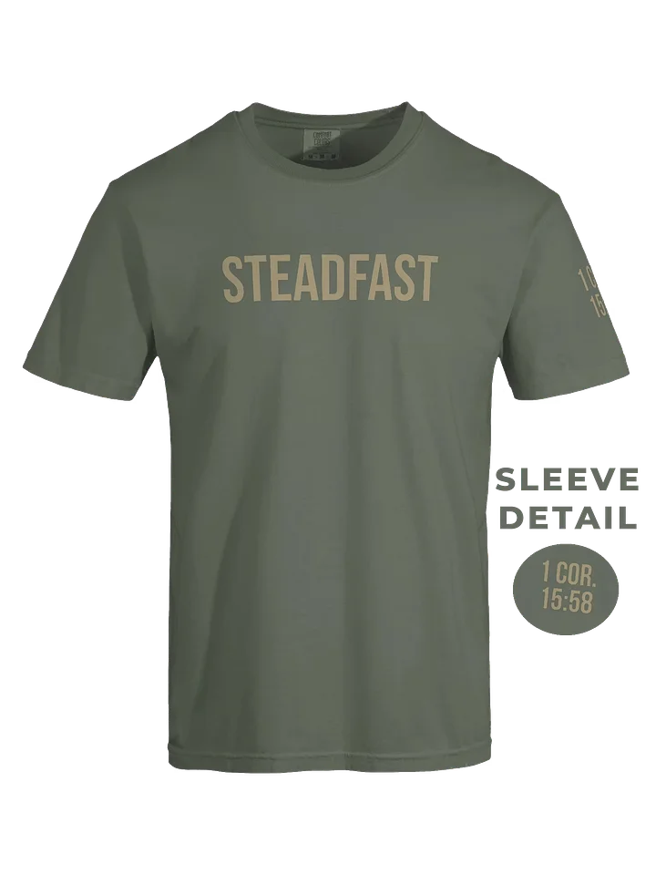 Men's Steadfast Tee - 1 Corinthians 15:58 product image (2)