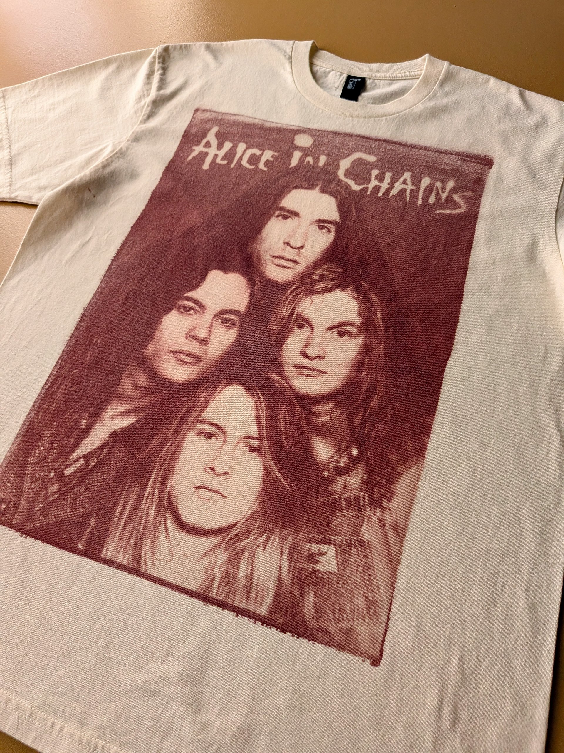 Shirt #9 - Alice in Chains Series - SIZE LARGE - SEE FLAW PHOTOS product image (4)