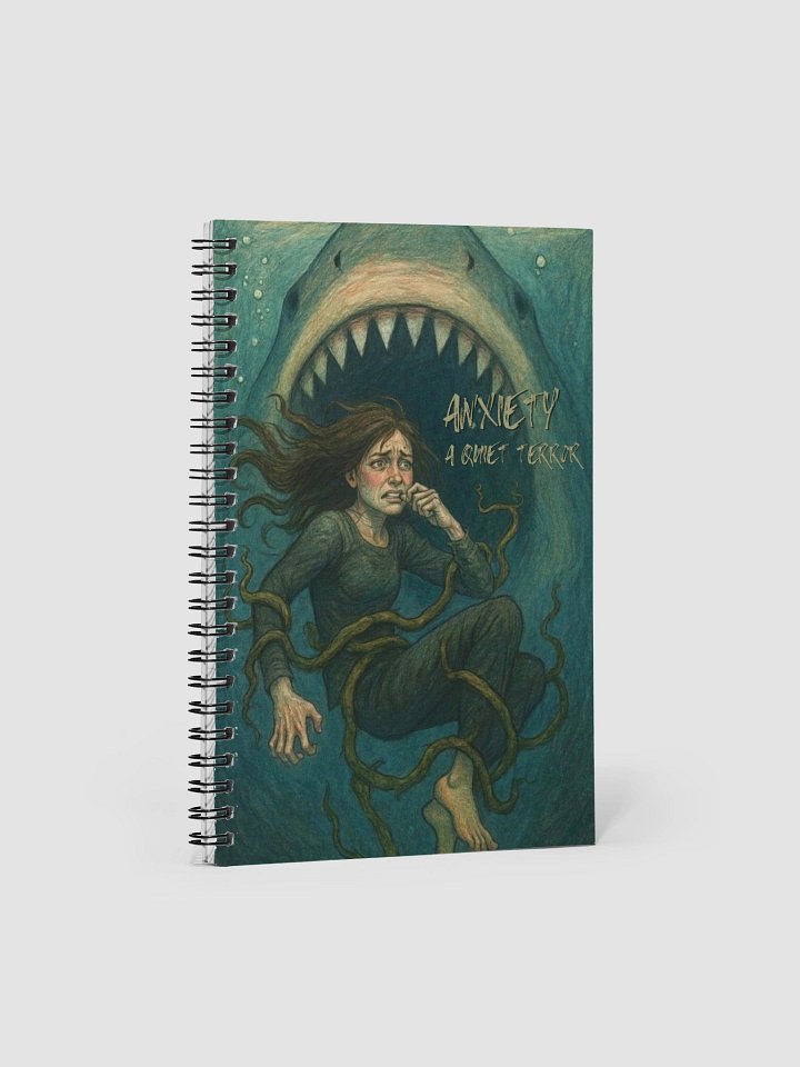 Dark Aesthetic Anxiety Journal Notebook product image (1)