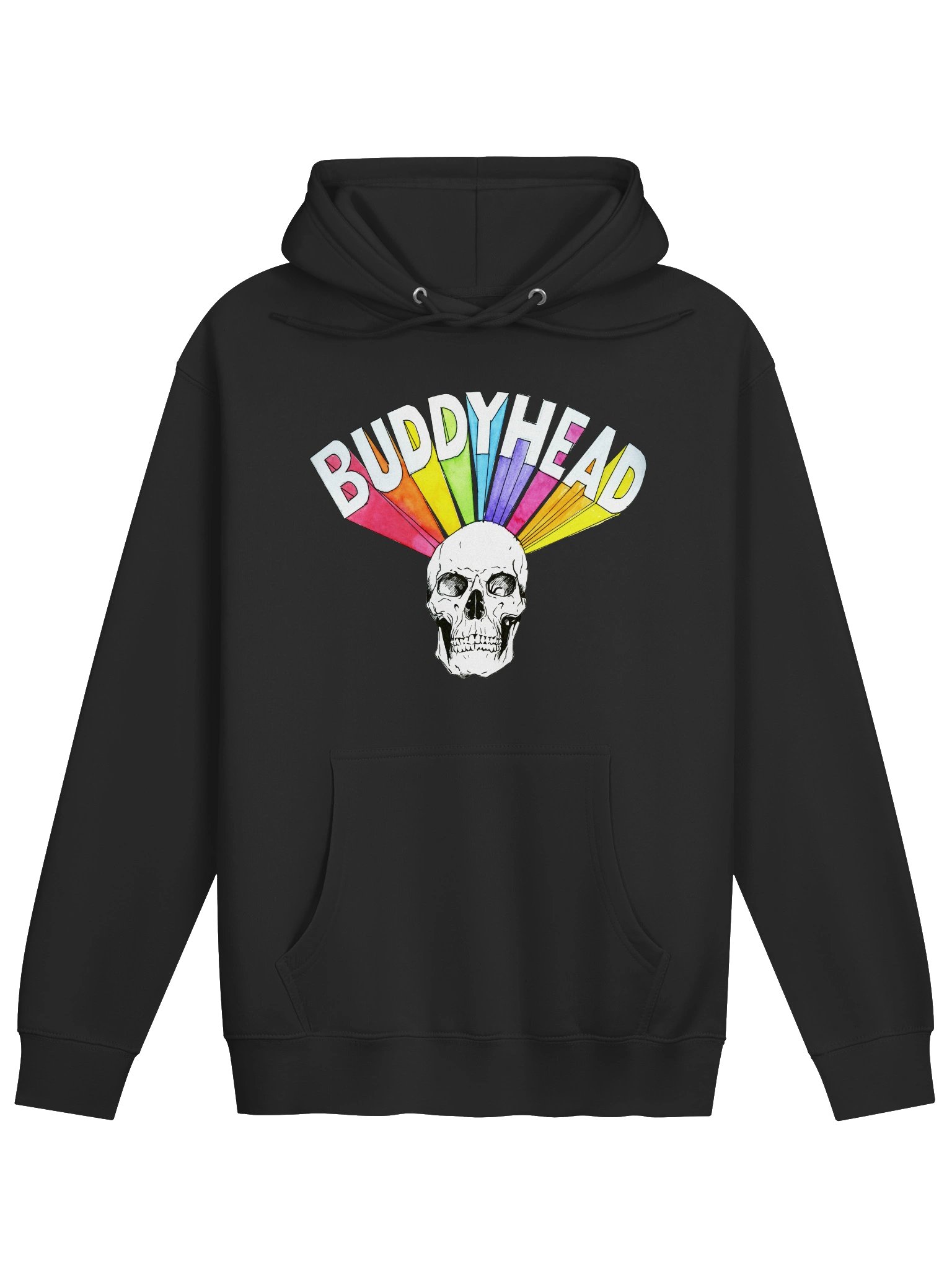 Rainbow Skull hoodie product image (1)