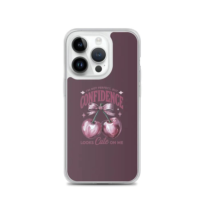 Cherry Confidence MagSafe® Clear Case product image (3)
