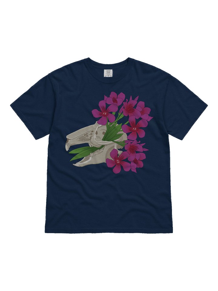 Rabbit Skull Oleander T-Shirt product image (8)