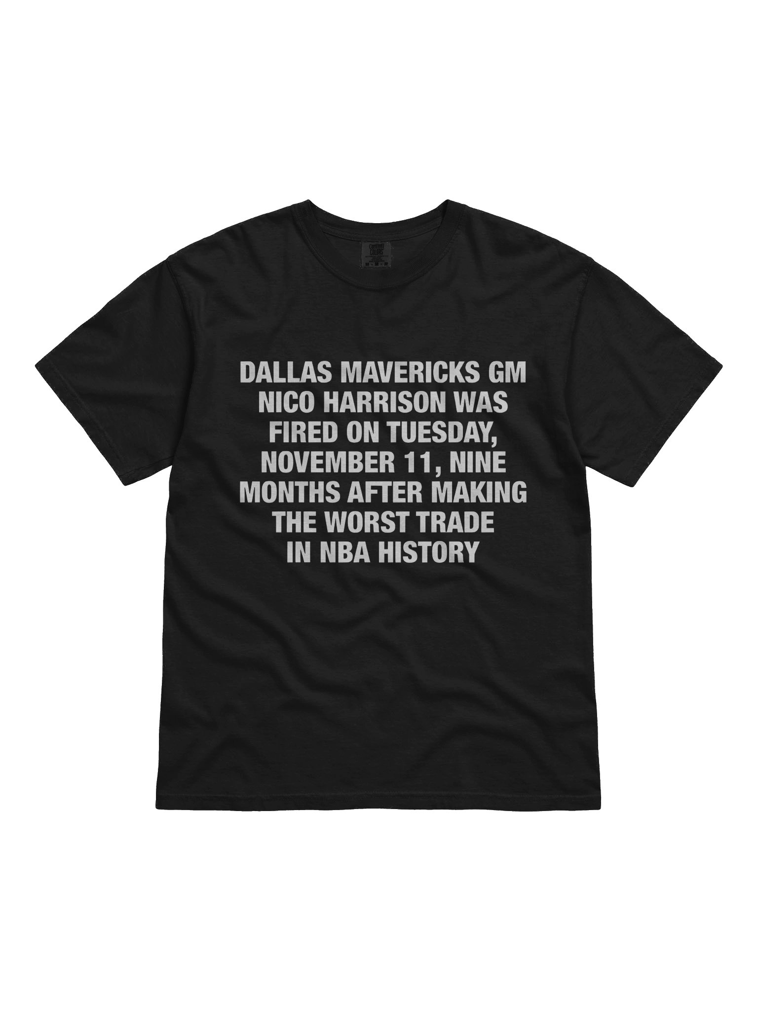 Dallas Mavericks GM Nico Harrison Shirt product image (1)