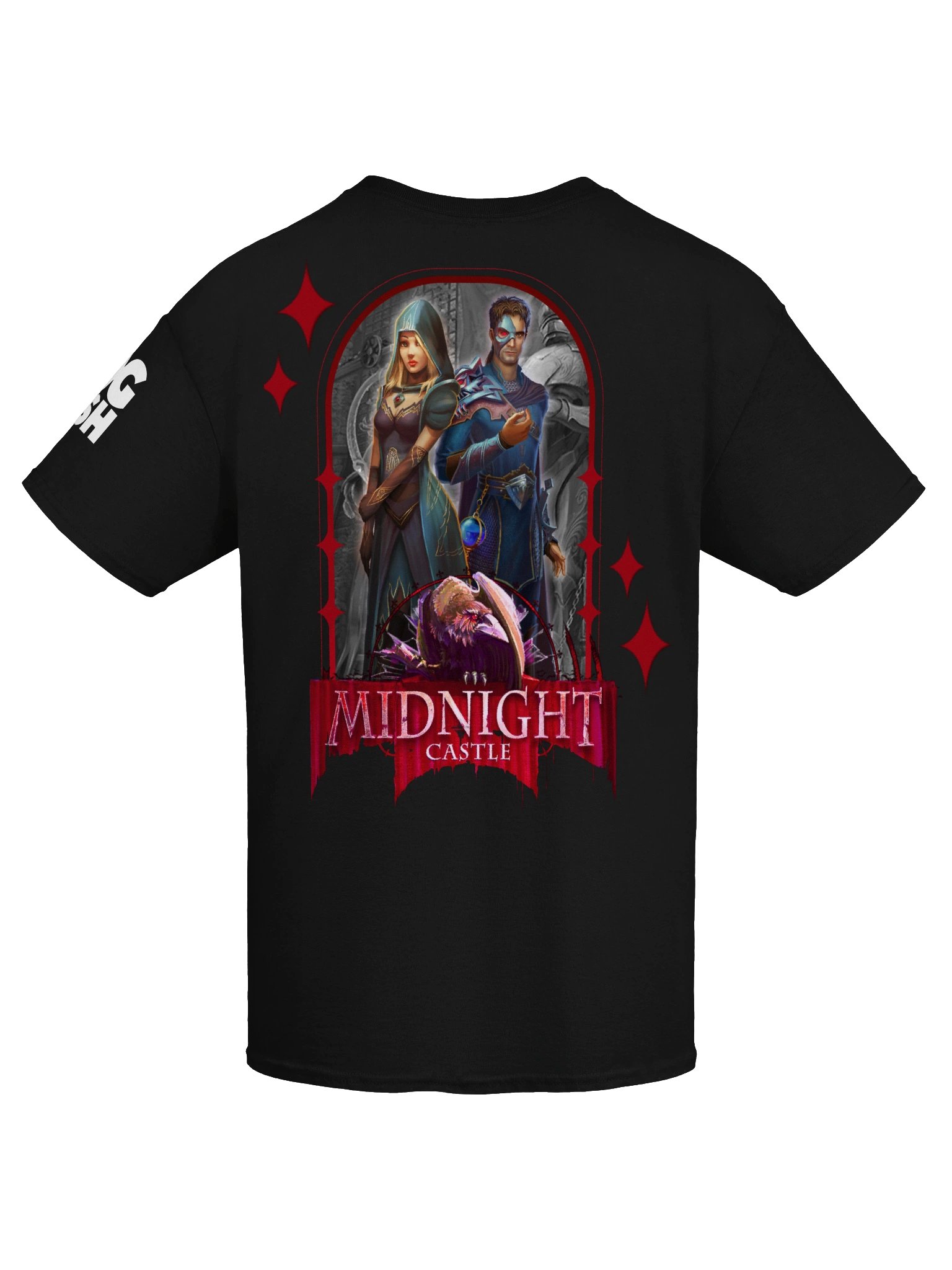 Midnight Castle: Back Design Graphic Tee product image (7)