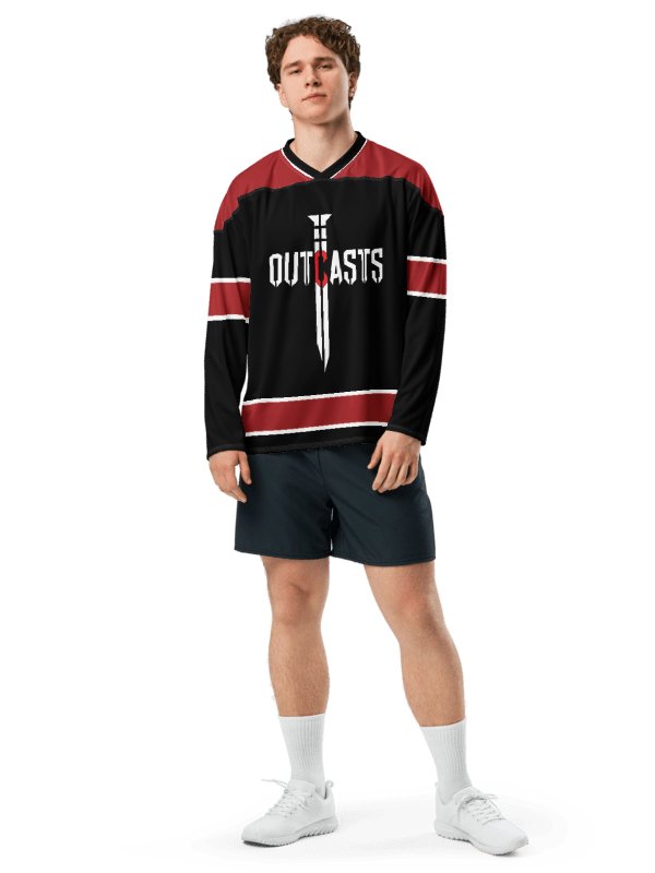 Outcasts Hockey Jersey Red/Black product image (1)