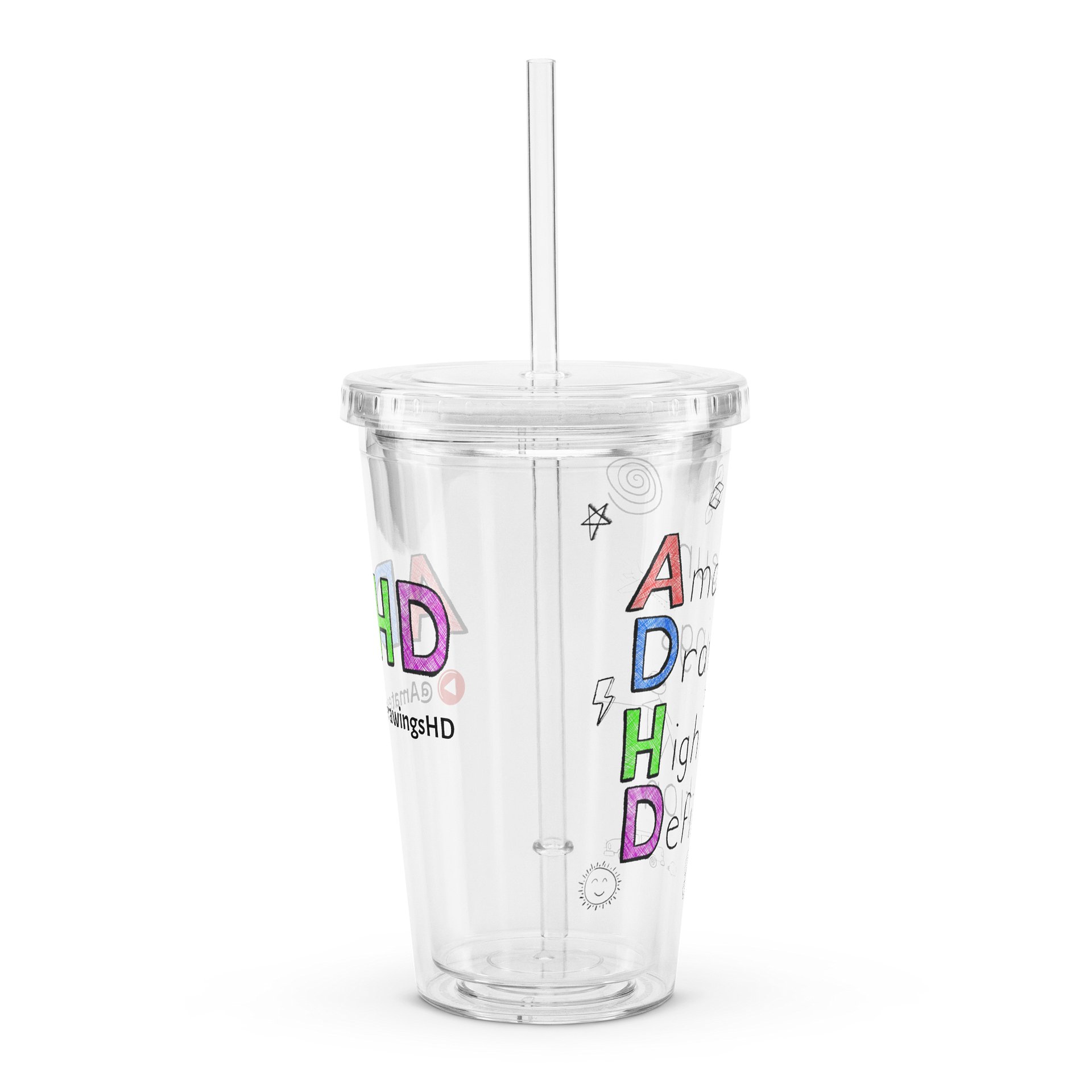 ADHD Clear Tumbler product image (6)