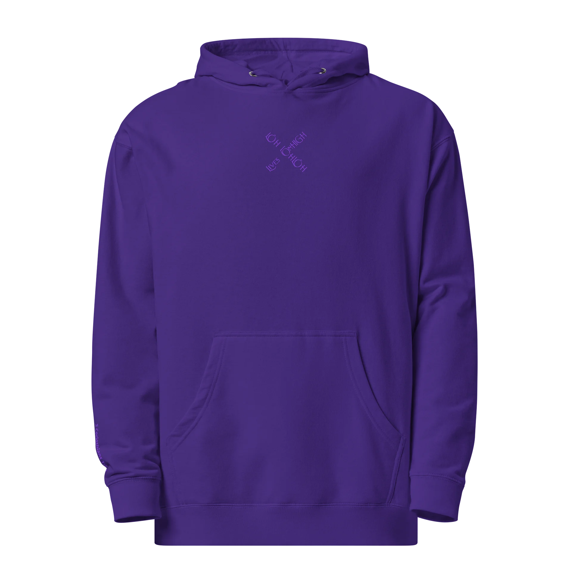 The Lives On HIGH | YTG STEALTH | UNISEX Hoodie | Purple product image (7)