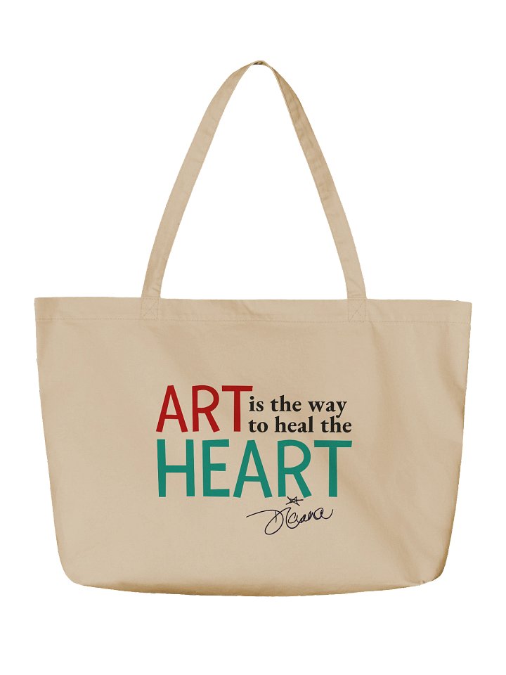 Art is the Way to Heal the Heart, Eco Tote Bag product image (2)