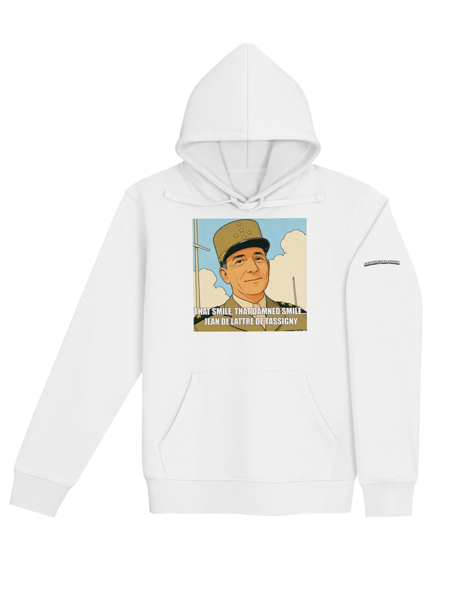 That smile, That damn smile - Jean De Lattre De Tassigny (Premium Organic Hoodie) product image (4)