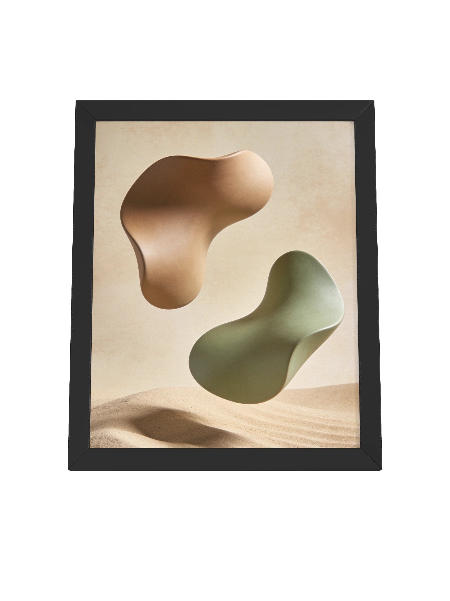 Desert Harmony: Abstract Earth Tones Wall Art- 28×36 cm product image (10)