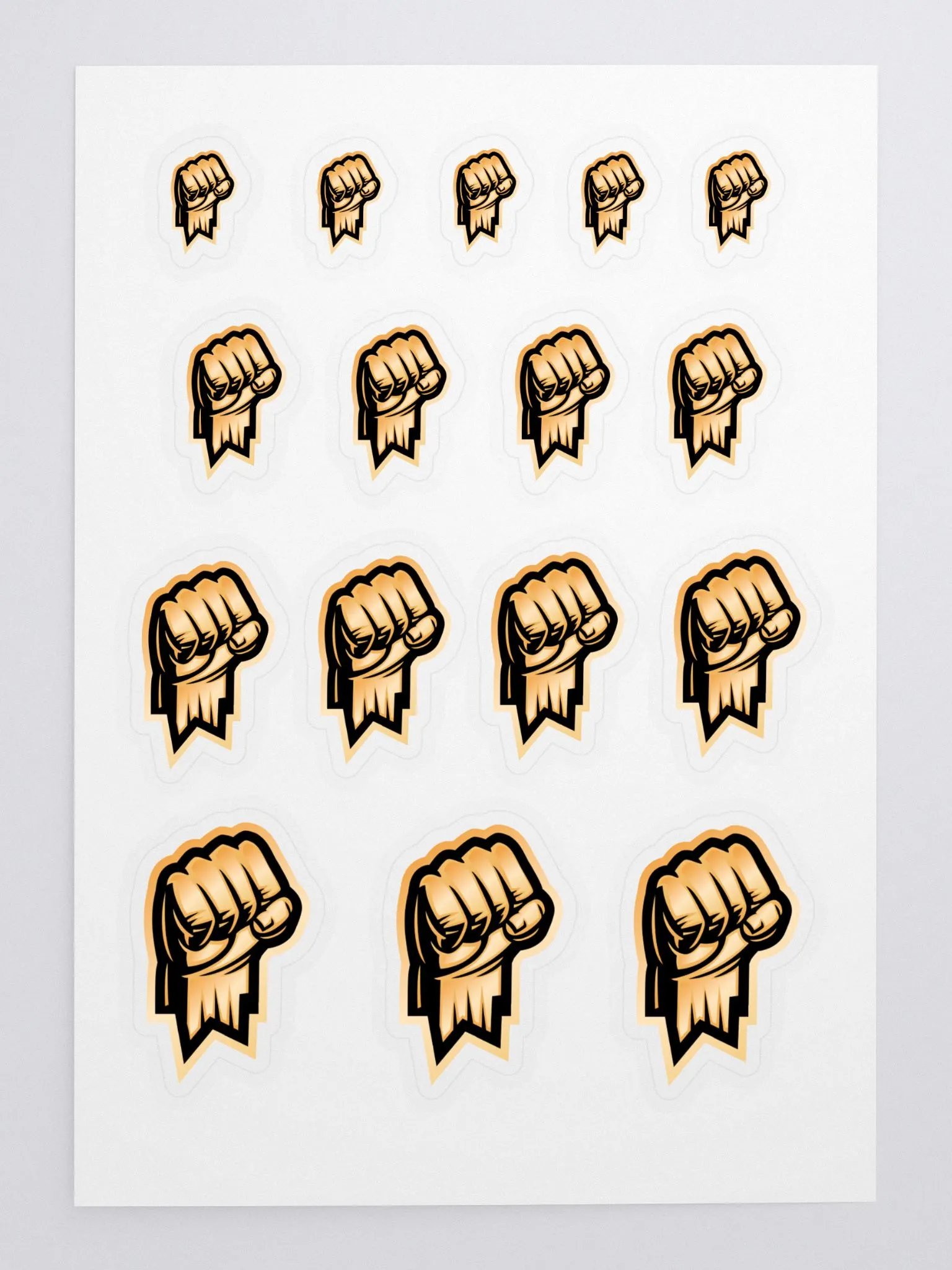 PuncH Fist Sticker Sheet product image (2)