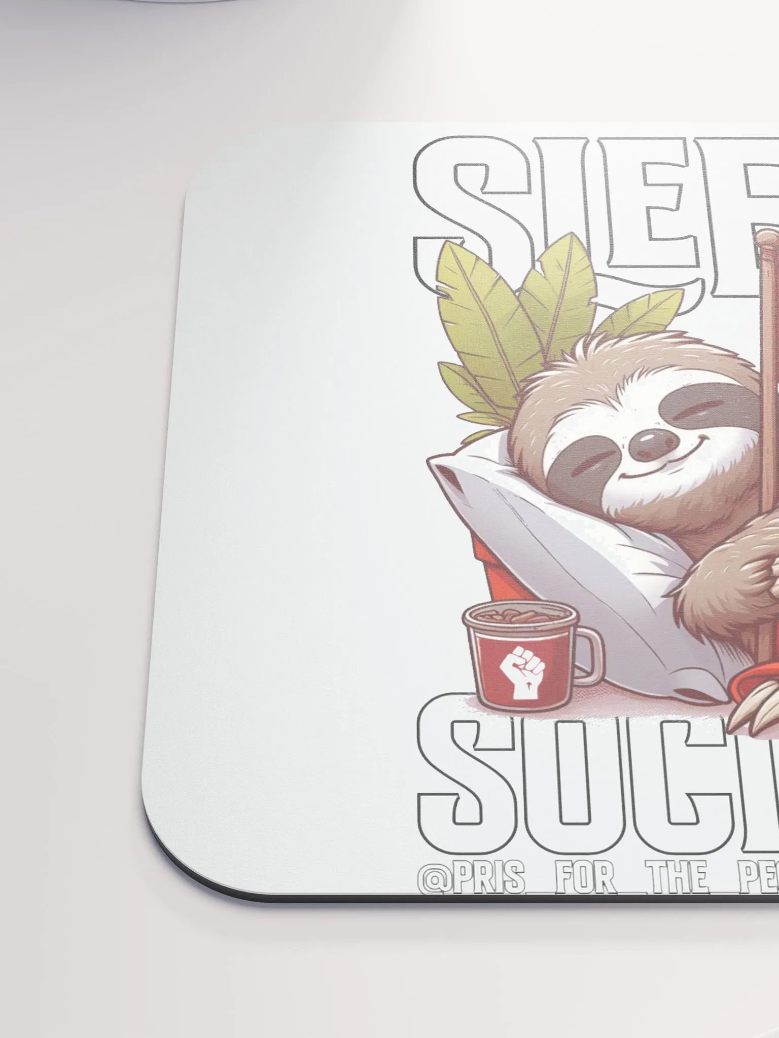 Pris - Sleepy Socialist Mousepad product image (6)