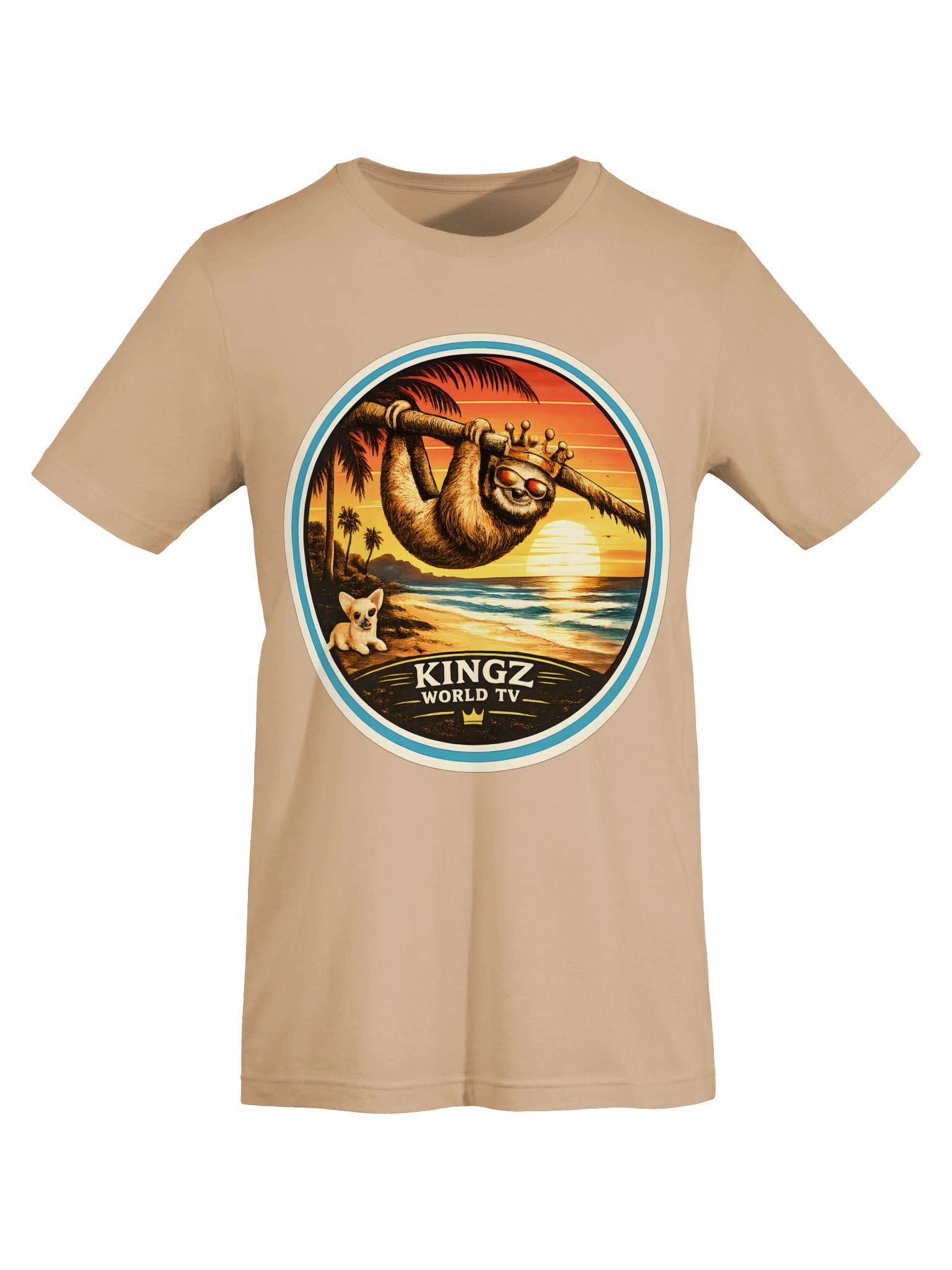 Kingz World Sunset Sloth Tee product image (85)