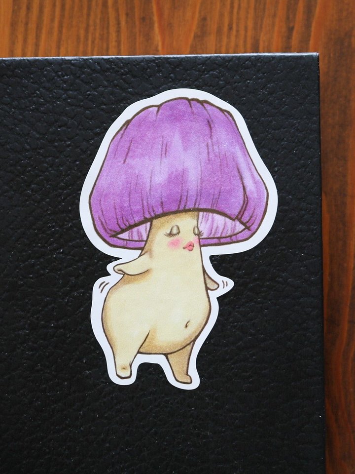 DANCE MUSH VIOLET STICKER product image (1)