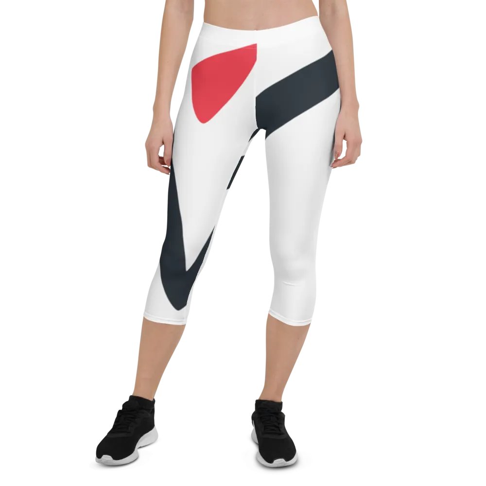 FTA - Vibrant Customizable Capri Leggings product image (1)