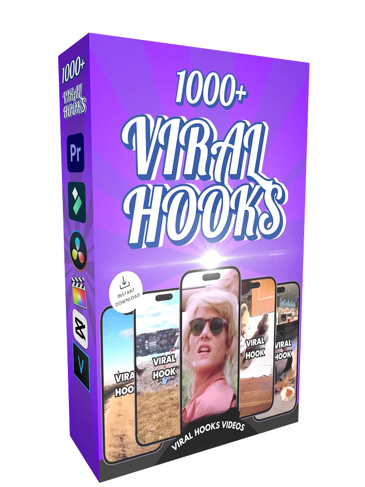 1000+ Viral Hook Clips Bundle product image (1)