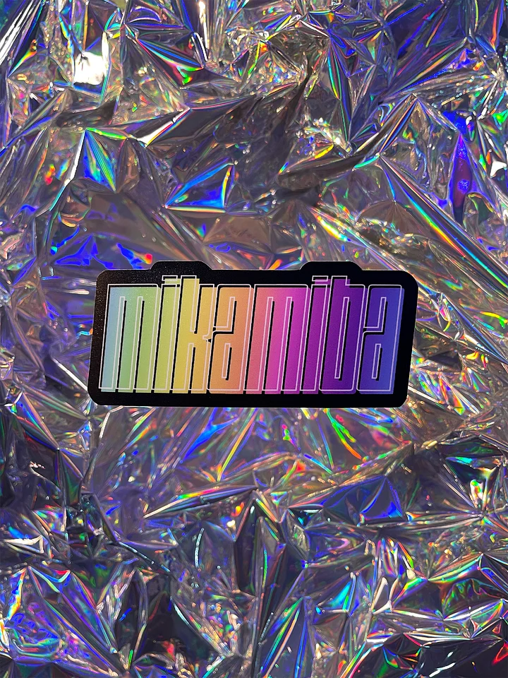 MikaMiba Logo Sticker product image (2)