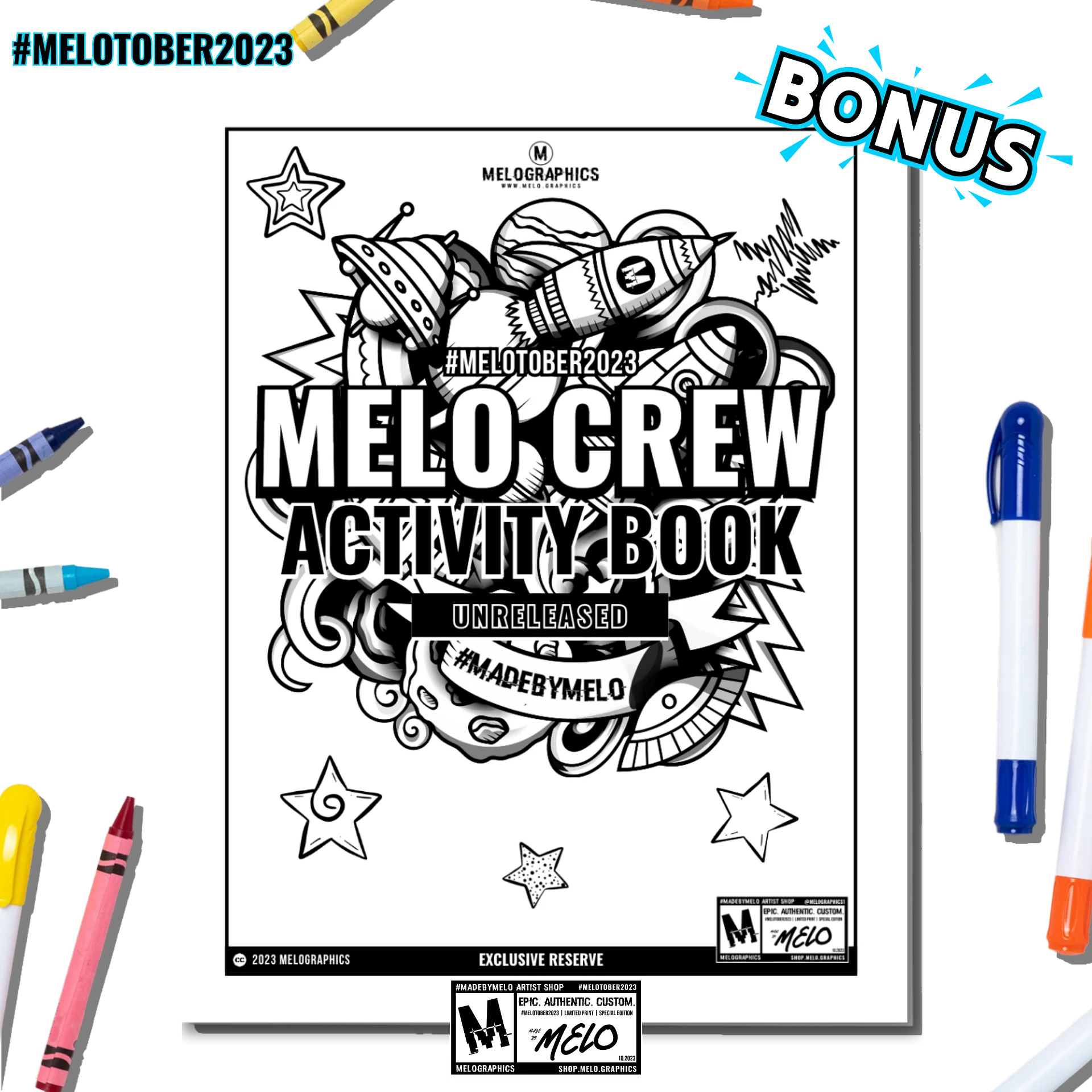 MELO CREW Activity Book: Uncensored Digital Edition | #MadeByMELO product image (2)