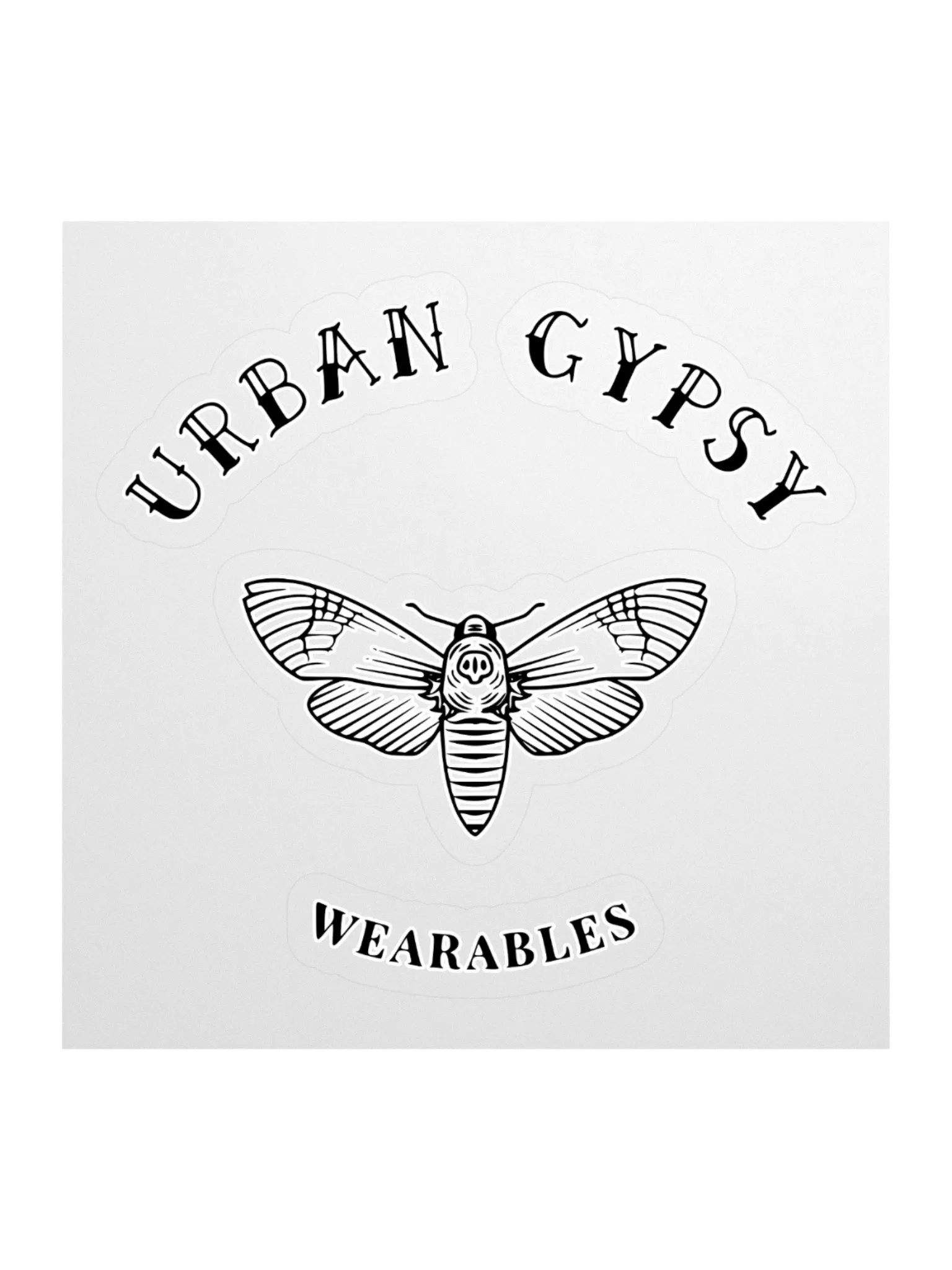 Vintage Moth Urban Gypsy Stickers product image (1)